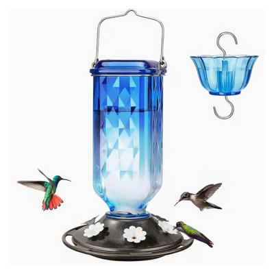 Kolibri-Futterspender Hängender Vogelfutterspender mit Ameisenring Outdoor-Kolibri-Futterspender