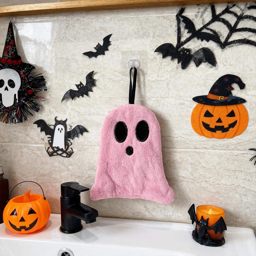 Halloween Hand Towels, Cute Bathroom Hanging Soft Absorbent Towels Suitable for Home, Kitchen, Tea Towel, Halloween Gift.