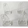 Cutelec 4pcs Hold Down Brackets Clear Color Bottom Rail Hold Clips for High Profile Blinds