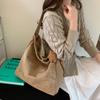 Premium Retro Matte Suede Handbag Women's New Trendy Fashion Shoulder Messenger Bag Versatile Big Bag