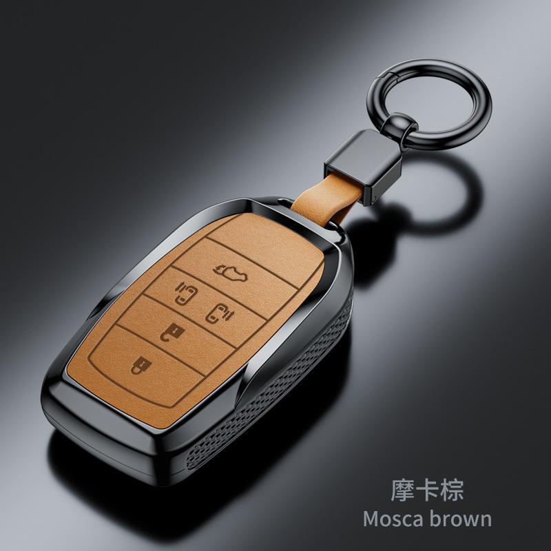 

Plastic Suede Car Key Case Remote Cover Shell Holder Protector Fob For Toyota New Alphard Hev Crown Vellfire Granvia Sienna Q28250QQ-