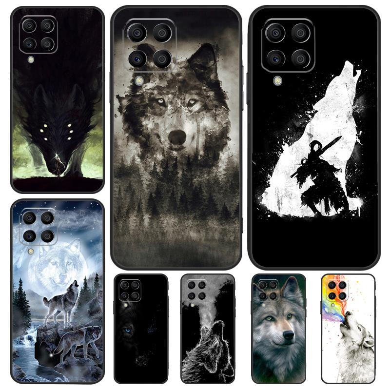 Wolf Case For Samsung Galaxy M20 M14 M34 M54 M13 M23 M33 M53 M21 M51 M30s M31s M12 M32 M52 Cover