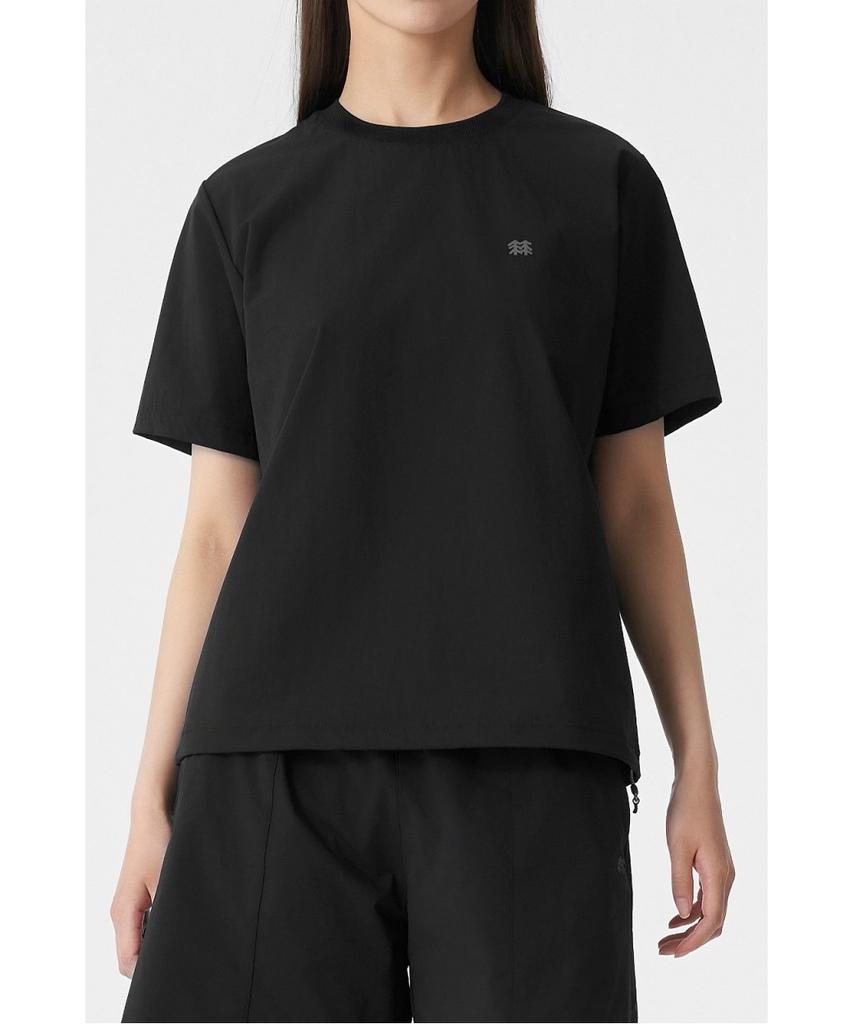 Koolongseupocheu Women'S Daypack Round Neck Short Sleeve T-Shirt Tvtcm26682Blk