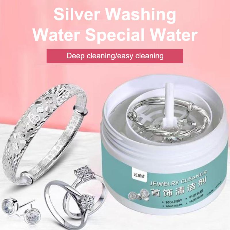1/2/3Pcs Silver Cleaner Liquid 200G Jewelry Cleaner For Gold Panlinis Ng Silver Gold Cleaner For Rings Earrings Watch Diamond
