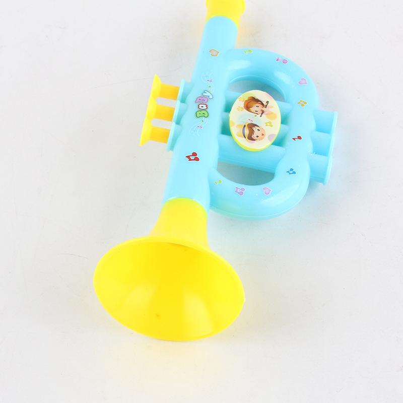 Children's Medium Cartoon Plastic Trumpet Toy Instrument