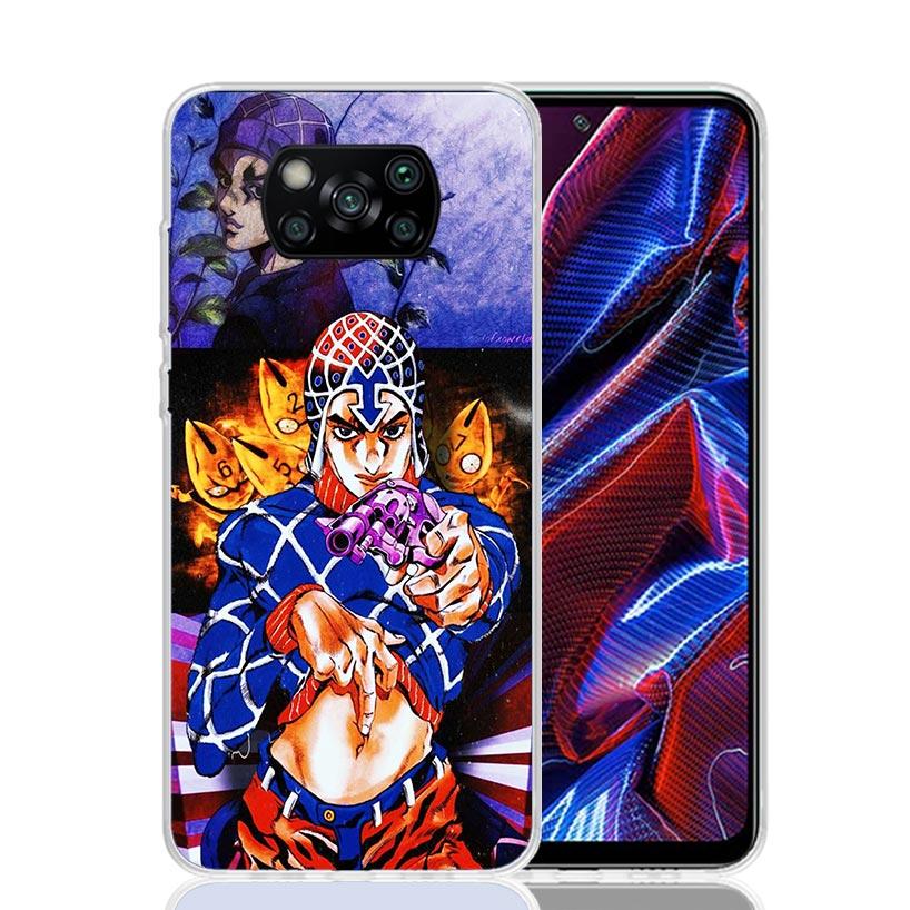 JoJo Bizarre Adventure Case Phone Cover for Xiaomi Redmi Note 10 9 9S 8 8T 7 5 Pro Mi 12T 11T 10T 9T 12 11 Lite A3 A2 Trend Fund