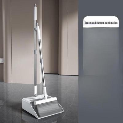 Soft Bristle Household Broom and Dustpan Set