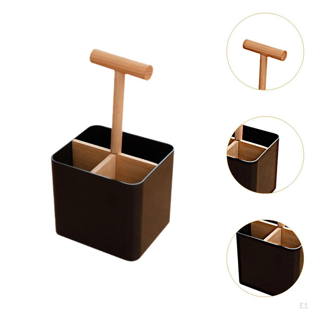 Chopstick Holder Organizer, Decorative Storage Box, Portable Space Saving Countertop Rack,