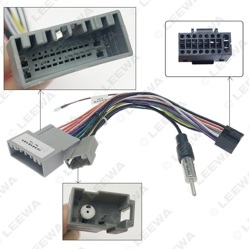Honda Android Navigation Head Unit 16-Pin Power Cable for Lingpai/CRV/BRV/HRV/JAZZ.