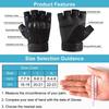 Men's Tactical Half Finger Gloves for Outdoor Cycling Riding Sports Anti-Slip Wear-Resistant Durable Hiking Fitness Training Summer Use