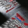 FOR HONDA MUGEN TYPE R VTEC Motorcycle Reflective Stickers Waterproof Decals for Helmet Scooter Fuel Tank Toolbox Racing