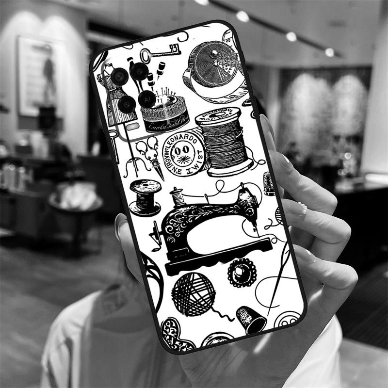 Sewing Scissors Case For Oppo A78 A98 A79 A18 A38 A58 A40 A60 A80 A16 A76 A96 A15 A74 A94 A54 A17 A77 Cover