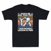 Touch Me And Your First Taekwondo Lesson Is Free Funny Men's T-Shirt Black Tee