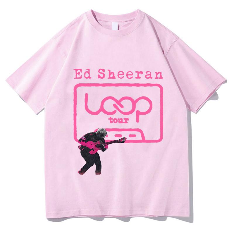 Ed Sheeran Loop Music Graphic T Shirts Unisex Gift for Fans Clothing Women Unisex Cotton High Quality Tshirts Summer Casual Tees