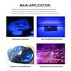 110V 220V UV Black Light UV T8 Tube 6W 8W Ultraviolet Lamp 365nm UVA Nail Dry Lamp Money Detector Violet Stage Decor Blacklight