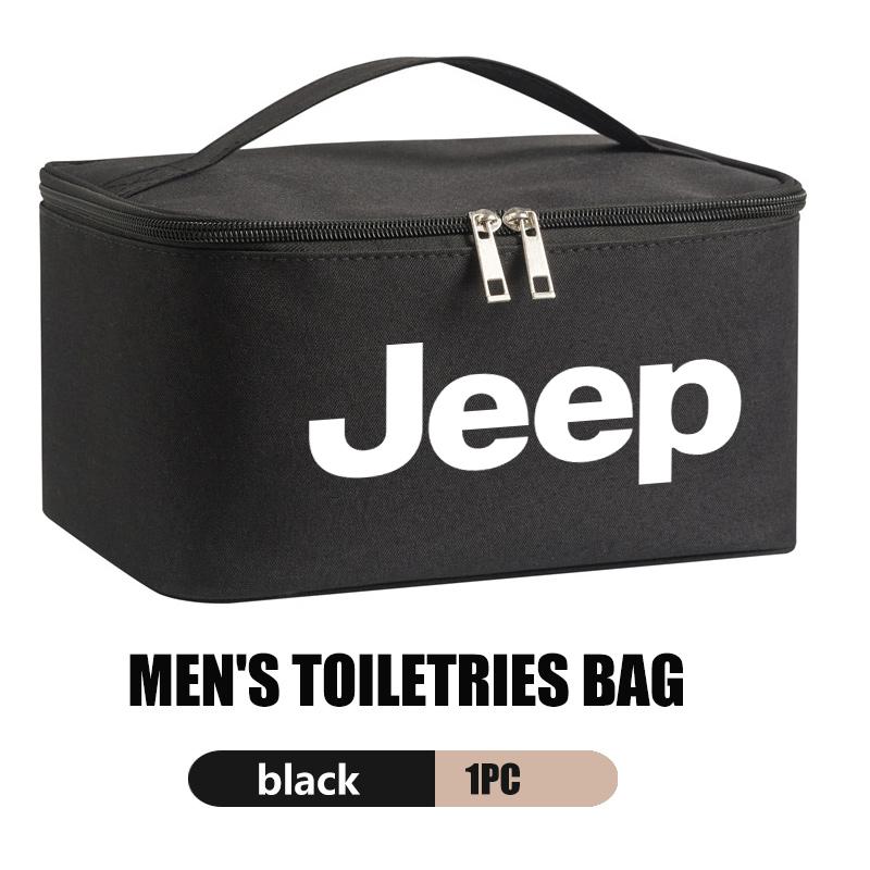 For Jeep Car Travel Portable Cosmetic Toiletries Bath Storage Bag Cherokee Wrangler JK Gladiator Compass Renegade Patriot AKL1