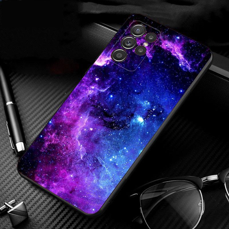 Phone Case For Samsung Galaxy S25 S24 S23 S22 S21 Ultra S24 S23 S22 S21 S25 Plus S24 S25 FE Space Universe Star