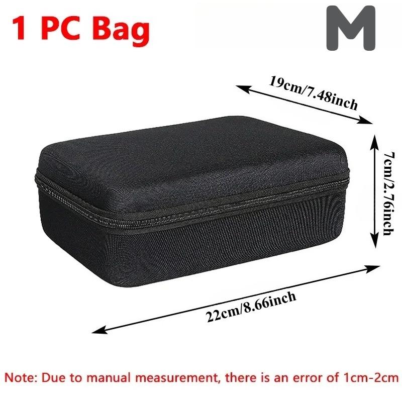 1pc EVA Zipper Storage Bag, Waterproof Tool Organizer Case 6 Sizes, Portable Protective Pouch for Outdoor Equipment Travel