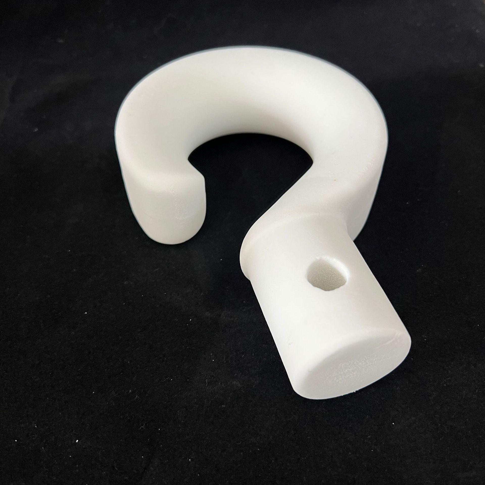 High-Temperature Resistant Large Ceramic Hook Shaped Insulators for Thermocouples JZ030