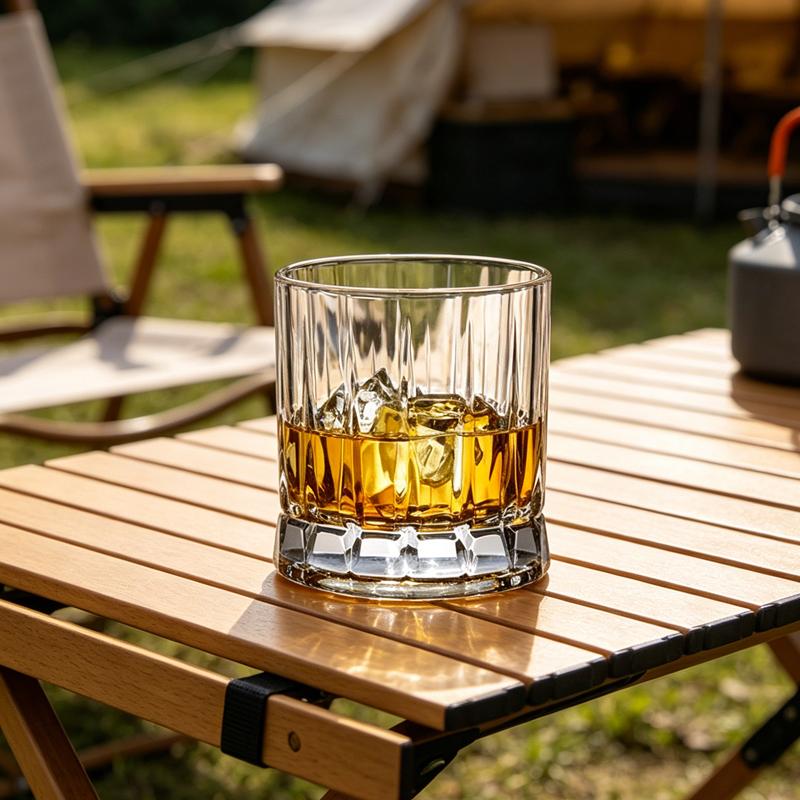 1pcs Fashionable Whiskey Glass Creative Juice Drinking Glasses Household Transparent Beverage Cup Party High End Brandy Glass
