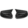 2 Pièces Couvercles de Rétroviseur Latéral en Corne de Bœuf Décoration Extérieure Cache-Rétroviseur Garde-Rétroviseur Garniture pour Honda Civic 2006-2011 Cache-Couvercle de Rétroviseur en Fibre de Carbone
