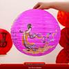 2025 Chinese Style Red Lantern: Dragon Boat & Mid-Autumn Festival Decorative Pendant with Luminous Design for Spring Festival & National Day.