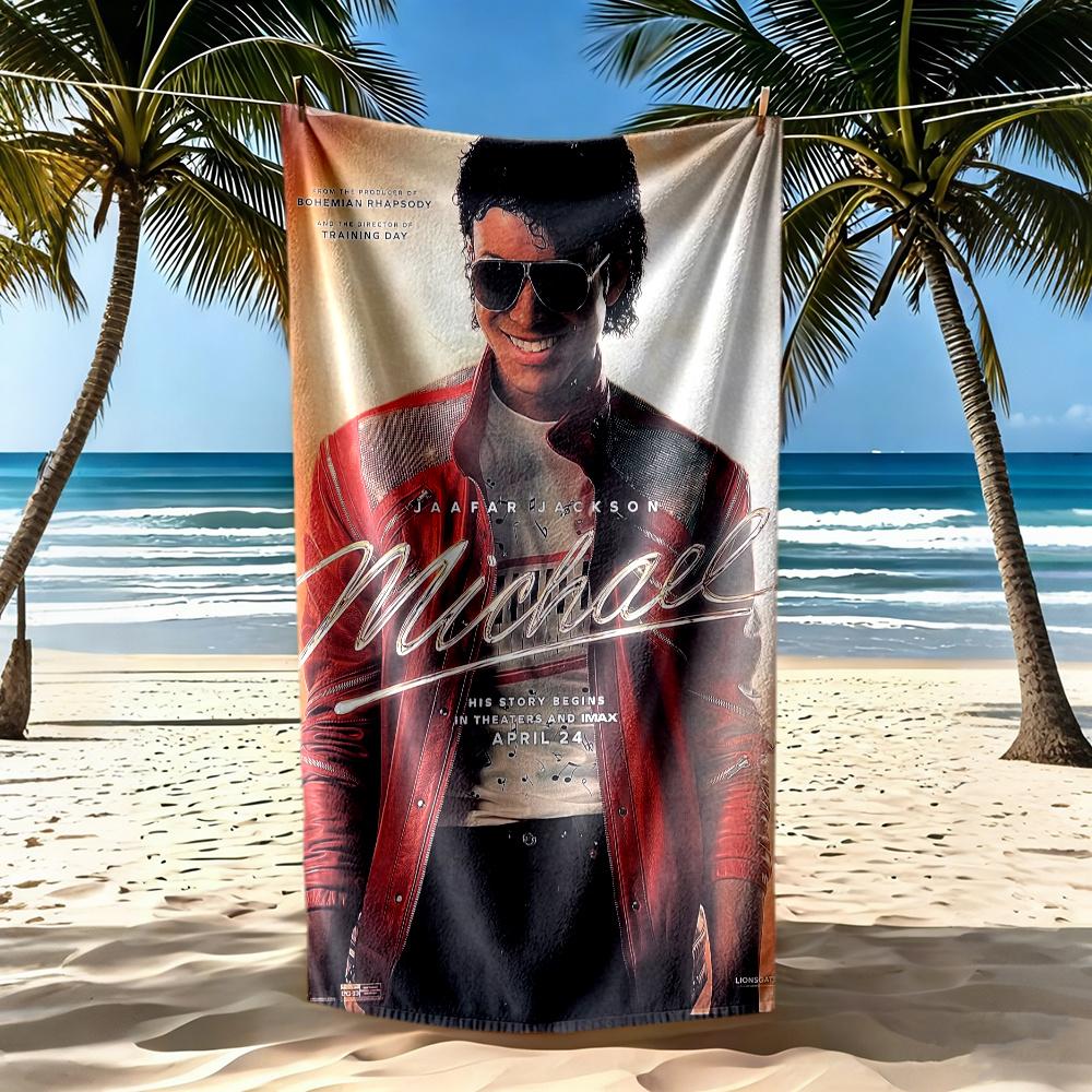 Michael Jackson Beach Towel Super Soft Absorbent Comfortable Lightweight