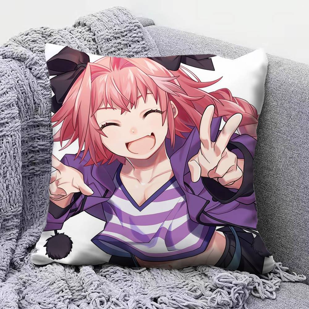 Astolfo Fate Apocryph FGO Pillow Covers Home Sofa Cushion Covers and Aecorative Custom