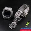 For Casio small square dw5600 GW-b5600 5610 Retro Vintage engraving modified men's watch band and case 316 Stainless steel strap