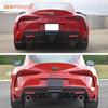 ADIIL 2PCS Red Lens Red LED Rear Fog Light Bumper Reflectors Brake Tail Lamps For 2020 2021 2022 Toyota GR Supra