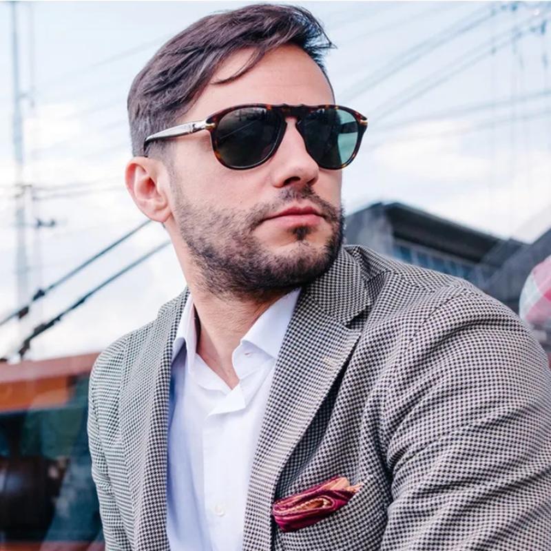 Modische Sonnenbrillen, klassische Sonnenbrille im Vintage-Pilotenstil für Herren, für Outdoor-Sport, zum Autofahren, Sonnenschutzbrille, nicht polarisierte Brille