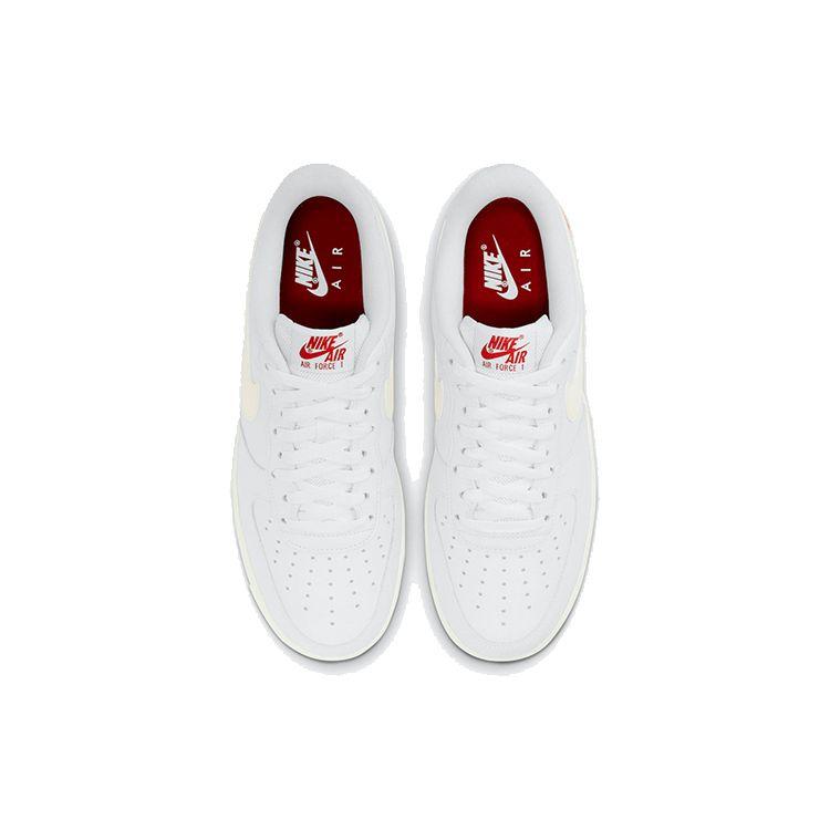 Nike Air Force 1 Low Valentines Day 2021 Men Sneakers White Sail University-Red DD7117-100