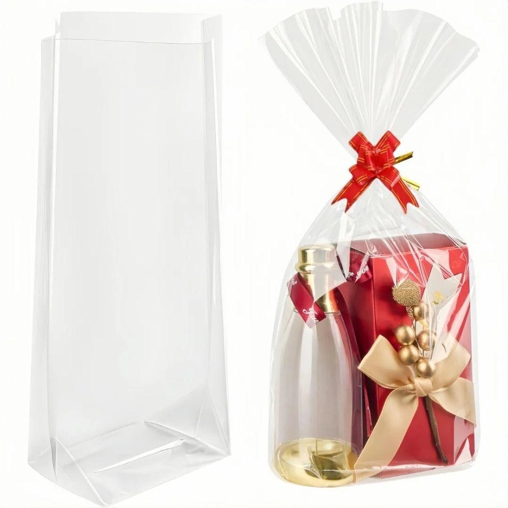 50pcs Bags Gifts Packaging Pouches Plastic Bakery Cookies Snack Bags  Wedding Party