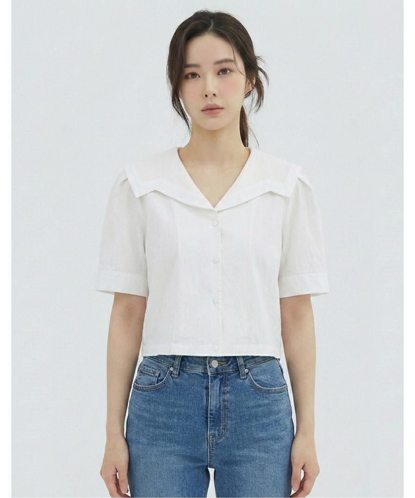 VANAKE Sailor Collar Blouse_Vb37Blmd04Z