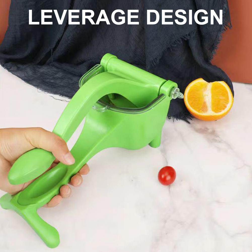 Exprimidor Manual de Mano Portátil Conveniente Extractor de Jugo Elegante Fácil de Usar Duradero PP de Grado Alimenticio Exprimidor de Mano
