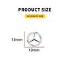 13mm Car Key Emblem Stickers Accessories For Mercedes Benz AMG E S C A B Class GLE GLS CLS GLC CLA GLA GLK GLB W205 W221 W177