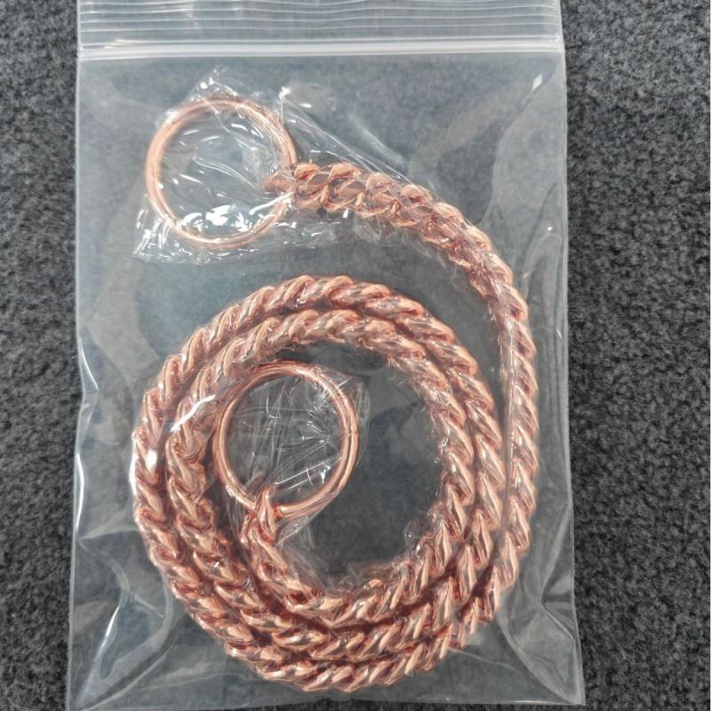 Stainless Steel Dog Chain P 10mm Double Loop Collar Small Medium Large Dogs