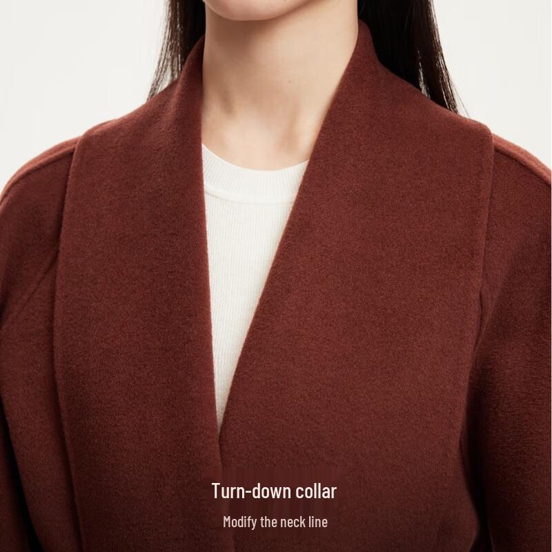 VEROMODA Pure Wool Double-Sided Lapel Coat