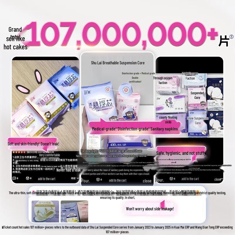 Shulai Medical-Grade Disinfectant Sanitary Pads