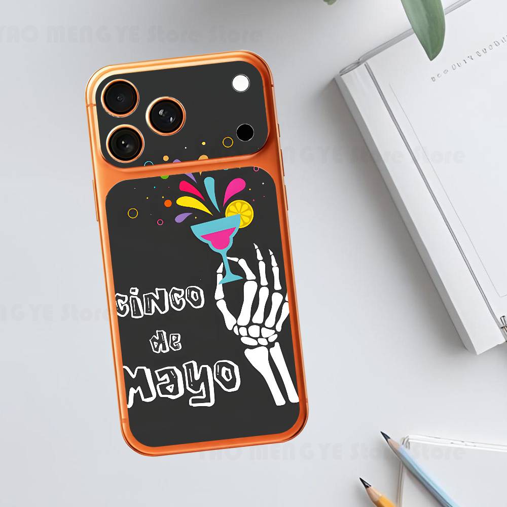 

Funny Cinco de Mayo Fiesta For IPhone 17 Pro ProMax Full Back Cover Decal Wrap Skin Rear Protective Sticker Film iPhone17pro