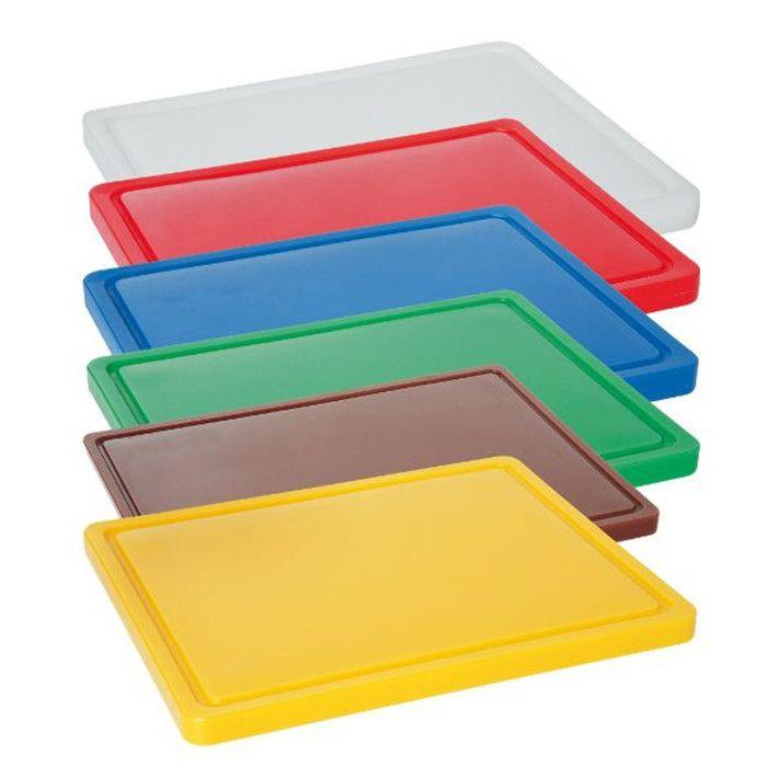 Planche À Découper - Hendi - 826058 - Jaune - Double Face - HACCP