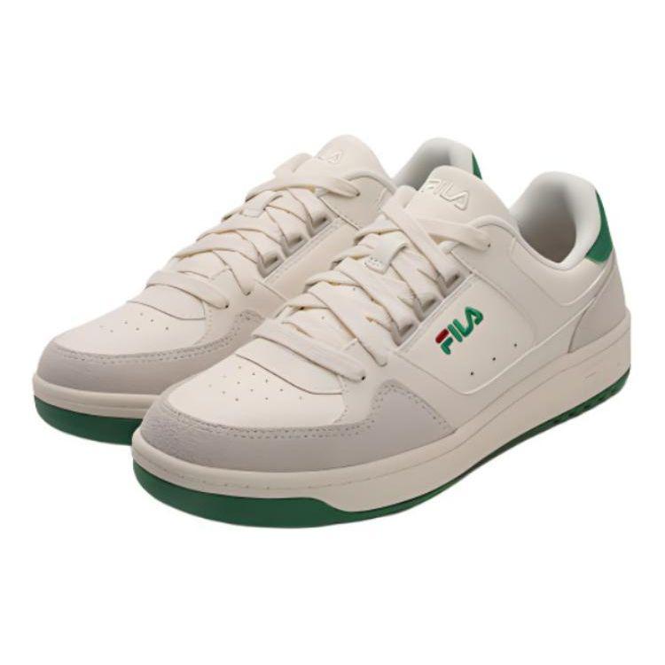FILA Targa Chic Fashion Retro Shock Absorbing Low Top Casual Shoes Women sneaker White F12W342208FGD