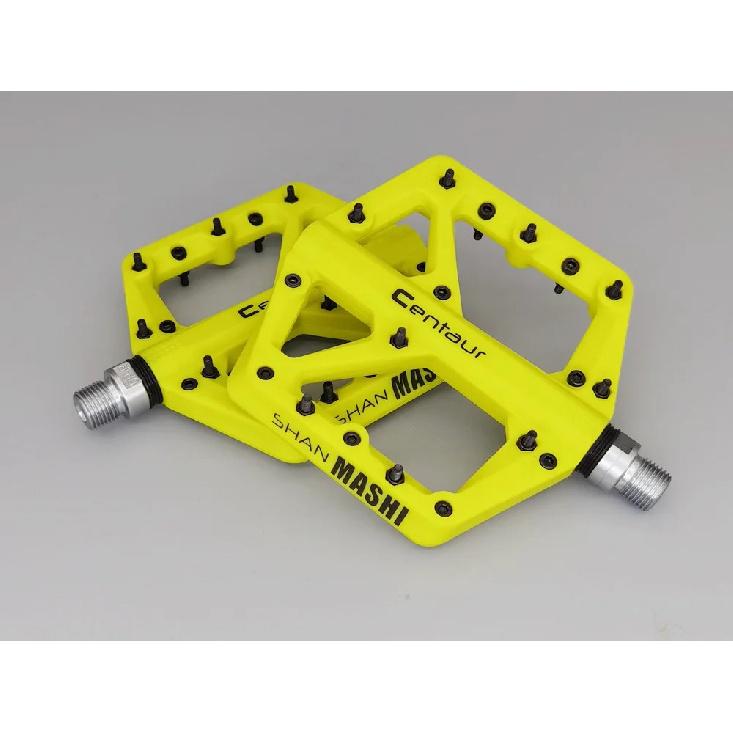 Bicycle bmx / Durable mtb bike pedals, Bicycle DH mountain bike pedals , 112*85mm Platform , Anti-slip nails Replaceable