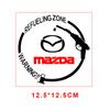 Car Badge Vinyl Reflective Fuel Tank Cap Stickers Decal Accessories For Mazda 2 3 5 6 CX-5 CX7 CX-8 CX9 CX-3 CX-4 CX-30 MX-5 Atenza Axela BT-50 Hazumi