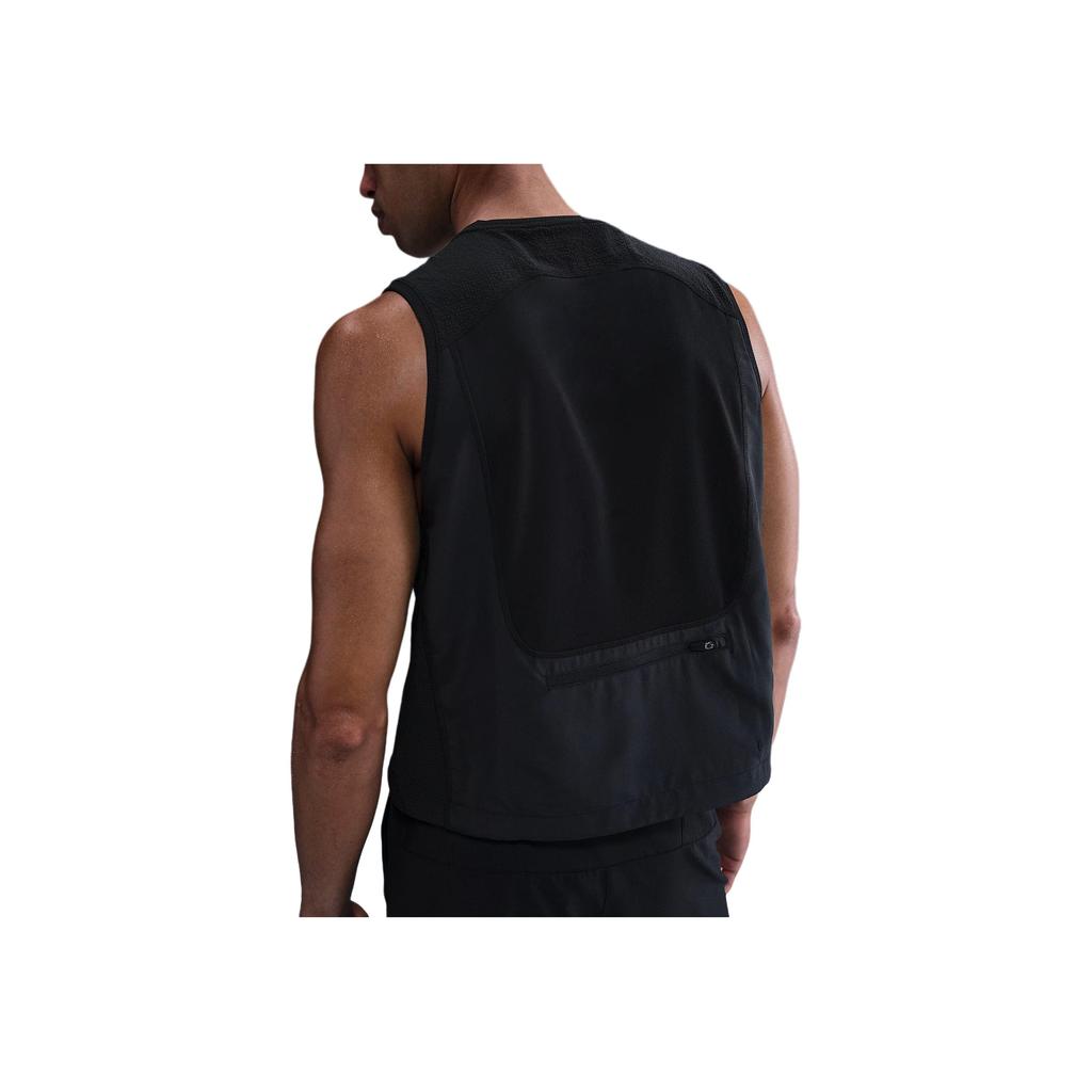 Nike Solid Color Spliced V-Neck Zipper Sleeveless Vest Men Tops HV2007-010