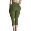 Women's Pocket Workout Fitness Pants High Elastic Tight Yoga Pants Running Pants
