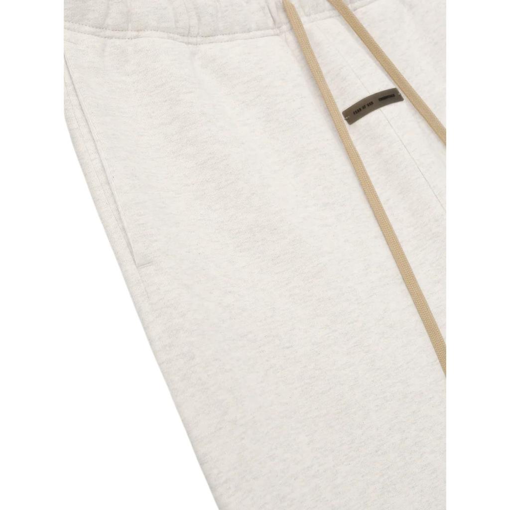 Fear of God Essentials Klassische Jogginghose Haferflocken Melange Herren Unterteile Weiß 130HO258402F