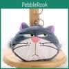 Plush Cat Keychain With Pink Butterfly Bow For Girls Gift And Accessories