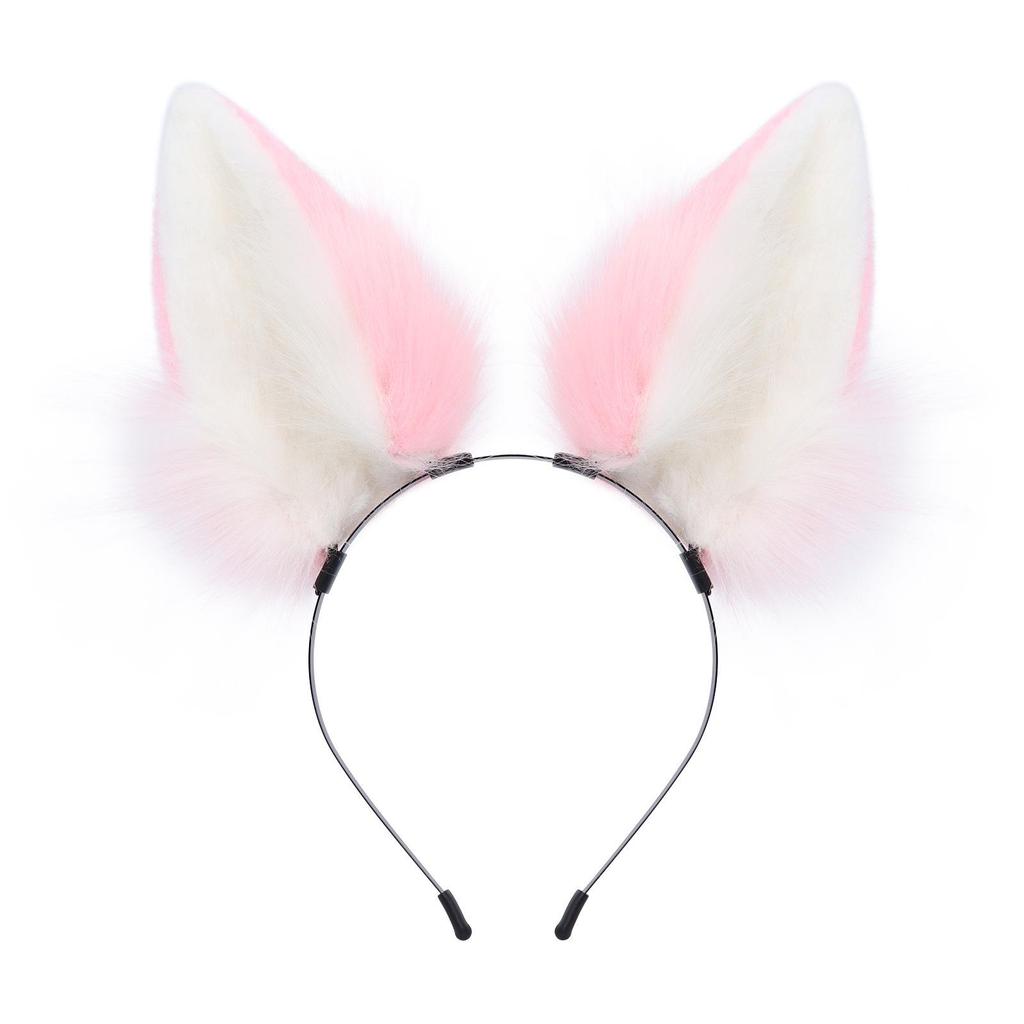 Handmade Plush Cat Ear Headband for Cosplay