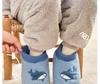 Nidoran 2025 Winter Kids' Non-Slip Cotton Slippers with Drawstring Back Heel - Warm Indoor Baby Shoes